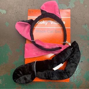 Spooky Cat ears and tail Halloween